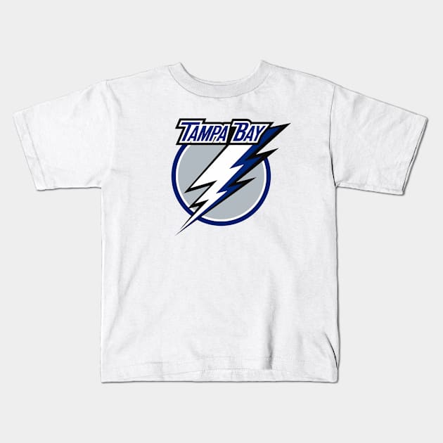 Tampa Bay Lightning Kids T-Shirt by Jedistudios 